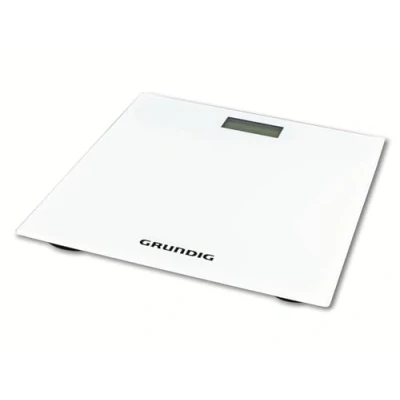Bild av Grundig digital personvåg 180 kg våg med hög precision 50 gram uppdelning I perfekt stor display rumstemperaturdisplay vågen personvåg, vagn, person (vit)