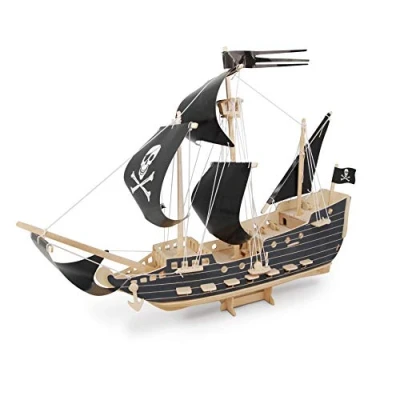 Bild av FSC byggsats i trä QUAY Piratskepp Lättmonterad modell