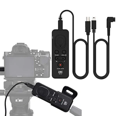 Bild av JJC fjärrkontroll med multiterminal för Sony A7R V, A7 IV, A6600 A6400 A7S III ZV 1 a9 A99 RX100 VII, FDR AX53 CX405 CX900 ersätter RM VPR1 slutarfjärrkontroll