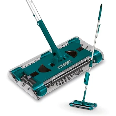 Bild av Swivel Sweeper sladdlös kvast med torkfunktion trådlös, påslös och uppladdningsbar golvmopp ryggvänlig böjled 360 rotation maximal flexibilitet enkel rengöring