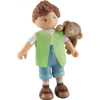 Bild av HABA Little Friends Julius UND Affen Docka multicoloured för barn, Storlek: One Size, Multi coloured