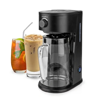 Bild av Nedis Iskaffe &amp; iste beredare filter kaffe 2,5 l 6 koppar svart
