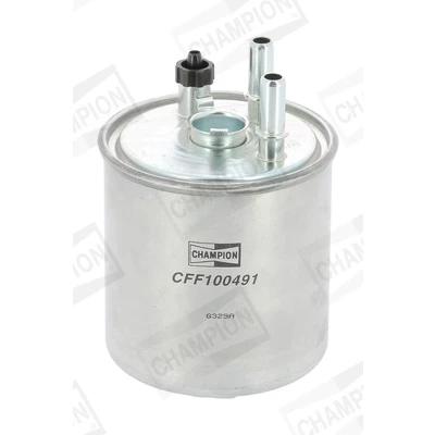 Bild av CHAMPION CFF100491 Filtre à Carburant de conduite, avec raccord pour capteur d&#039;eau RENAULT: TWINGO 2, Kangoo II Express, LAGUNA 3