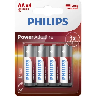 Bild av BATTERI LR6 AA 4P POWERALKALINE Beijerbygg Byggmaterial