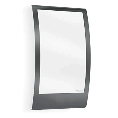 Bild av Steinel utomhuslampa L 22 antracit, kant i rostfritt stål, max. 60 W, E27 uttag, modernt ljus
