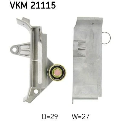 Bild av SKF VKM 21115 Poulie renvoi/transmission, courroie de distribution VOLKSWAGEN: Golf 4, Bora Berline, Variant, AUDI: A3 3/5 portes, A6 C5 Avant