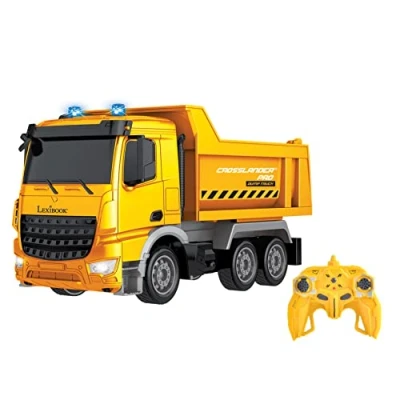 Bild av Lexibook, Crosslander® Pro, RC Dump Truck, fjärrstyrd dumper, ljuseffekter, uppladdningsbar, RCP10