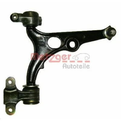 Bild av METZGER 58033302 Bras de suspension avec rotule suspension, support en caoutchouc Essieu avant droit, inférieur barre oscillant transversal