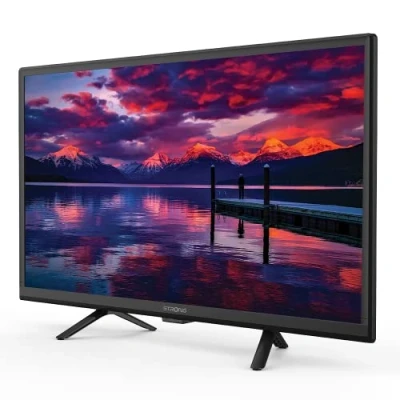 Bild av STRONG SRT 24HE4023 24 tum HD TV 230 V/12 V, 768p, kompatibel Camping DVB T2/C/S2 Hotellläge On Screen programguide med timer svart