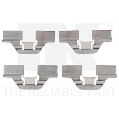 Bild av NK 7947211 Kit d&#039;accessoires, plaquette de frein à disque RENAULT: CLIO 3, MEGANE 4, 3 Coupe, CITROËN: C3 Picasso, I 3/5 portes