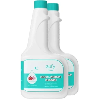 Bild av eufy RoboVac Hard Floor Cleaning Solution (2 flaskor), kompatibel med alla 2 i 1 RoboVacs, 473 ml, golvrengörare