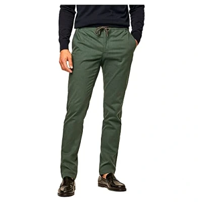 Bild av Hackett London Herr Perfect Tencel Chino byxor, Mörkgrön, 36W/34L, 36W x 34L