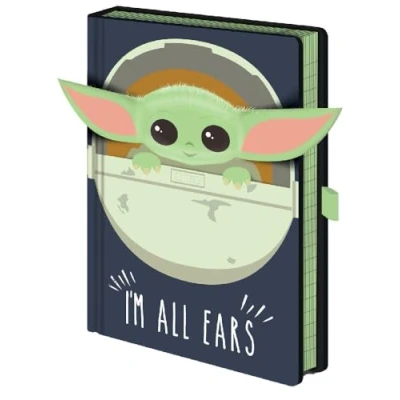 Bild av Cuaderno A5 premium Grogu I&#039;m All Ears 21 x 15 cm