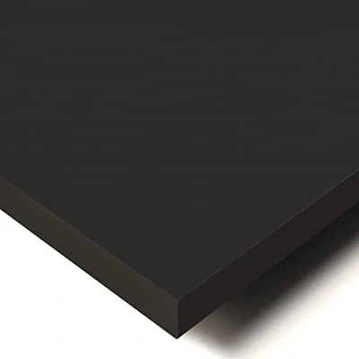Bild av POKAR Bordsskiva, Massivt Köksbord, Matbord, Svart, 175 x 80 2,5 cm
