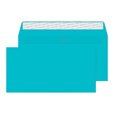 Bild av Blake Creative Colour 209 kuvert självhäftande pacifikblå DL+ 114 x 229 mm 120 g/m² 500 stycken