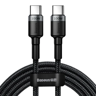Bild av Baseus Cafule PD2.0 100W Blitzaufladung USB för typ C kabel (20V 5A) 2 m grau/svart