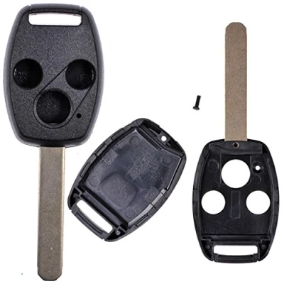 Bild av mt key Bil radionyckel fodral 1 x 3 knappar Rohling HON66 för Honda Accord Civic Jazz FR V CR