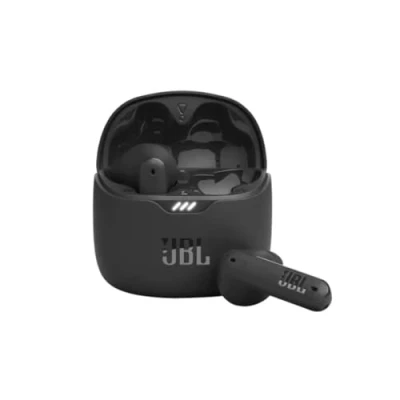 Bild av JBL Tune Flex TWS Vattentäta, aktivt brusreducerande In ear bluetooth hörlurar med upp till 32 timmars batteritid, svart