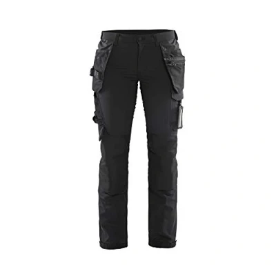 Bild av HANTVERKSBYXA 7192 1645 4 VÄGS STRETCH DAM SVART/MÖRKGRÅ D22 Beijerbygg Byggmaterial