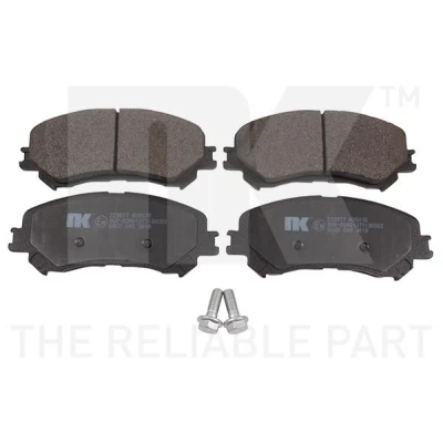 Bild av NK 223977 Jeu de plaquettes frein non préparé pour indicateur d&#039;usure avec accessoires RENAULT: Megane 4, Scénic IV, GRAND SCENIC 4