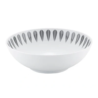 Bild av Lucie Kaas Lotus Deep Plate Tallrikar Grey Pattern Ø: 18 cm