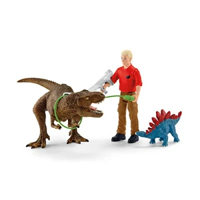 Bild av schleich 41465 Tyrannosaurus Rex attack, för barn från 512 år, DINOSAURS lekset, ny version