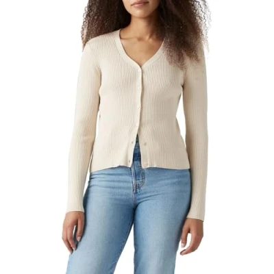 Bild av Levi&#039;s dam tulpan cardigan kofta, Havregryn Heather B027, L