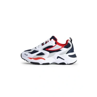 Bild av fila Unisex barn Cr cw02 Ray Tracer barnsneakers, Vit marinblå, 28 EU