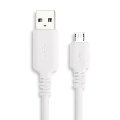Bild av Pro USB A &lt; &gt; Micro B 1m Vit