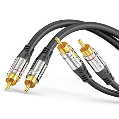 Bild av Sonero 2 x RCA stereo ljudkabel 0,5 m