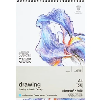 Bild av Drawing pad medium surface A4 150g, 25 pages