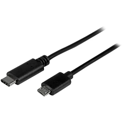 Bild av StarTech.com 0,5 m USB C mikro B kabel, 2.0, till laddningskabel, 2.0 typ Thunderbolt 3 kompatibel