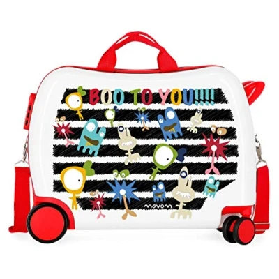 Bild av MOVOM Happy Time barnbagage 55 centimeter 32 flerfärgad (flerfärgad), Boo To You, 50 centimeters, Sittande 360