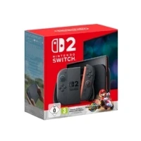 Bild av Nintendo Switch 2 + Mario Kart World, 2, Svart, Analog / Digital, D pad, Home knapp, Menyknapp, Strömknapp, Knappar, LCD