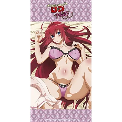 Bild av High School DXD Hero Rias på säng x badlakan/handduk 160 80 cm