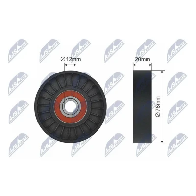 Bild av Spännrulle, kilrem/drivrem, hyundai,kia, 231292D530, 23129 2D530, 9783422100, 97834 22100, 9783429000, 29000, 9783429010, 29