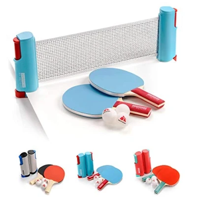 Bild av Meteor Sunrise Rollnet 2 racketar+3 bollar blå