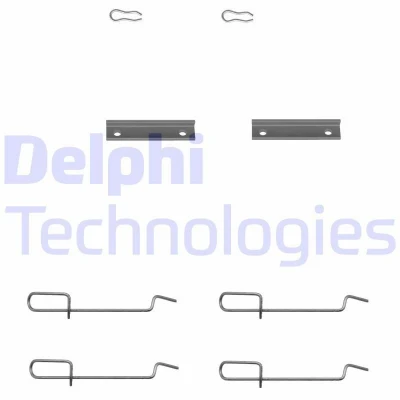 Bild av DELPHI LX0142 Kit d&#039;accessoires, plaquette de frein à disque PEUGEOT: 106 II 3/5 portes, 306 206 RENAULT: CLIO 1, 2