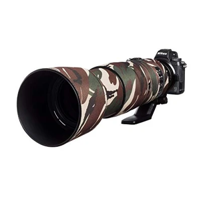 Bild av EasyCover lins ek neopren linsskydd skydd för Nikon 200 500 mm f/5.6 VR, Grön kamouflage, Retro