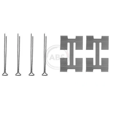 Bild av A.B.S. 0972Q Kit d&#039;accessoires, plaquette de frein à disque AUSTIN: Mini 3/5 portes