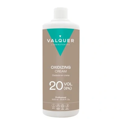 Bild av Valquer professionell sygenerad stabiliserad kräm, 20 volymer (6%). Permanent hårfärgning. Använd professionella frisörer. Vegansk formel 1 000 ml