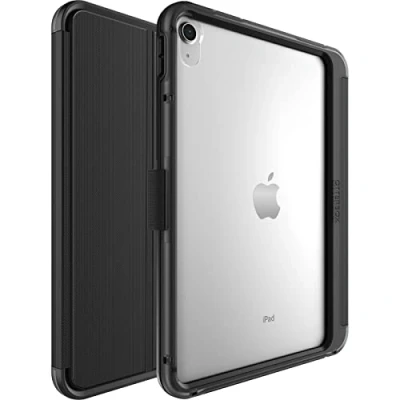 Bild av OtterBox Symmetry Folio Case för iPad 10,9 Tum (10:e gen 2022), stöttåligt, fallskyddat, tunt skyddande foliofodral, testad till militärstandard, Svart