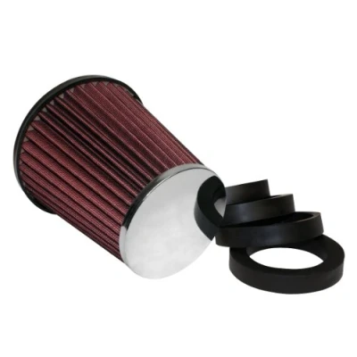 Bild av EUFAB 17432 McKita Sport Luftfilter med 6 Adaptrar, Universell, Mörkröd