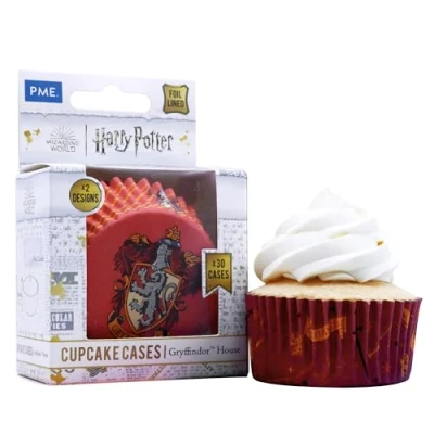 Bild av PME Harry Potter cupcake formar foliebelagda, set med 30, Gryffindor