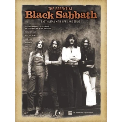 Bild av The essential black sabbath guitare: Easy Guitar with Riffs and Solos