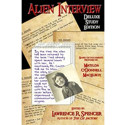 Bild av Alien Interview Deluxe Study Edition: the Essential Companion for of Letters and Notes Matilda O&#039;Donnell Macelroy Top ... Published in Book, &quot;Alien Interview&quot;