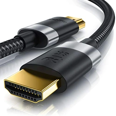 Bild av 1,5 m 8K HDMI kabel 2,18K@60Hz 4K @ 120Hz DSC HDTV 7680 x 4320 UHD II 2.1 2.0a 2.0b 3D Highspeed Ethernet HDR ARC precisionskontakt kompatibel med Blu Ray PS4 Xbox