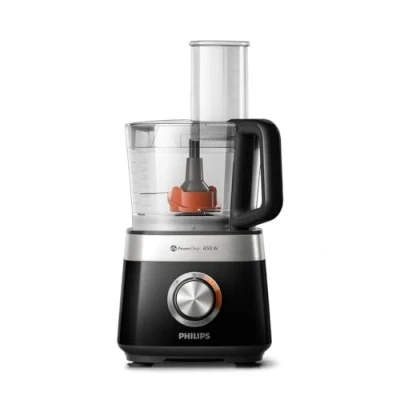 Bild av Philips Kompakt Matberedare &amp; Blender 850W, 31 Funktioner, 2.1L Skål, Power Chop, Blad i Rostfritt Stål (HR7530/10)