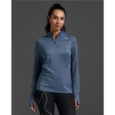 Bild av 2XU Ignition 1/4 Zipen Indigo/Halogen Reflective