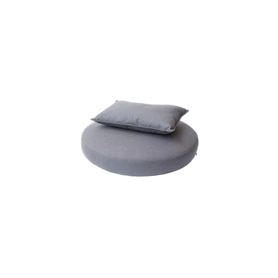 Bild av Cane line Kingston hyndesæt til solstol Kuddar för utomhusbruk Natté/Grey W70 x D70 H13 cm